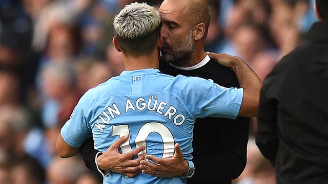 Sergio Aguero - Pep Guardiola - Manchester City