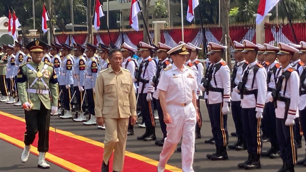 Menhan RI Terima Panglima Militer Australia, Perkuat Kerja Sama Pertahanan Bilateral