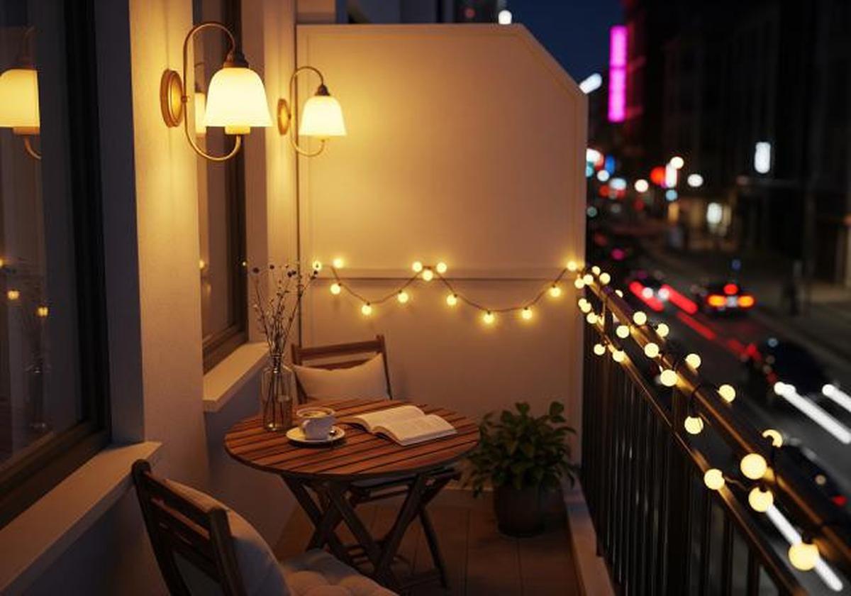 7 Desain Balkon Mini Ala Kafe Kecil, Cozy untuk Nongkrong di Rumah
