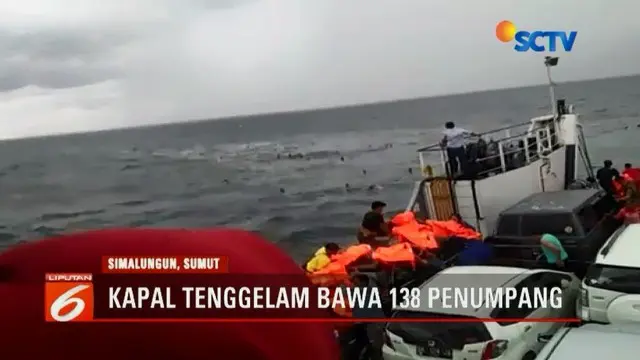KM Sinar Bangun yang mengangkut 138 penumpang tenggelam di perairan Danau Toba, Sumatera Utara. Seorang penumpang dikabarkan meninggal dunia.