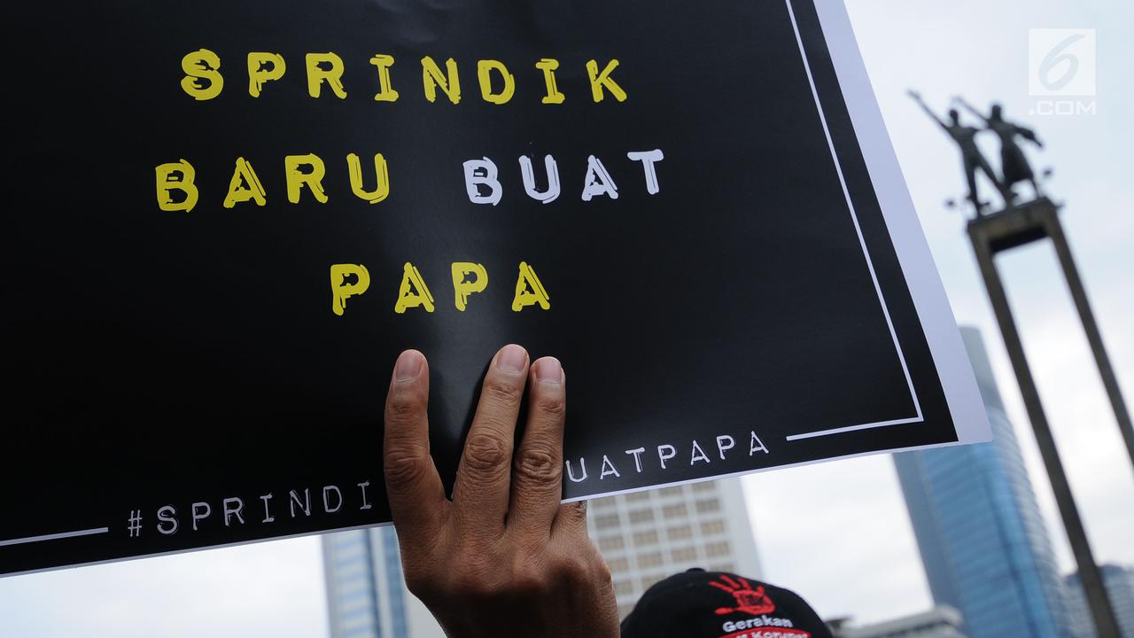 Sikapi Putusan Setya Novanto, Aktivis Lakukan Aksi Indonesia Berkabung