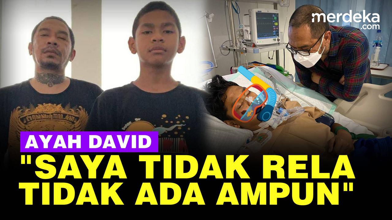 VIDEO: Ayah David ke Mario Dandy Cs "Saya Tidak Rela & Tak Ada Ampunan Apapun!"