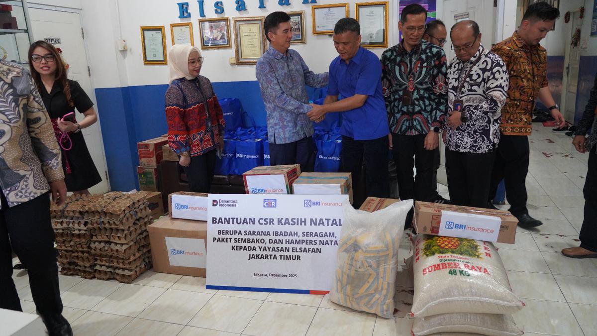 Rayakan Natal 2025, BRI Insurance Tebar Kepedulian ke Panti dan Yayasan