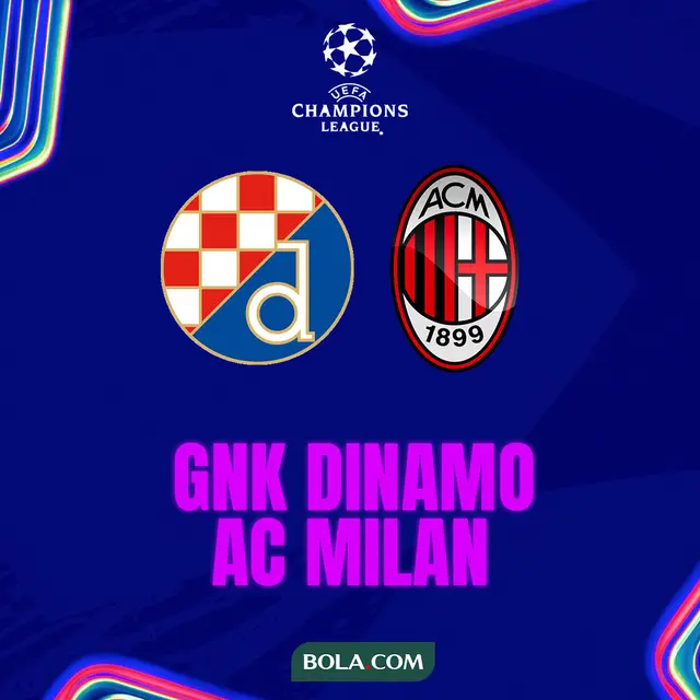 Liga Champions - GNK Dinamo Vs AC Milan