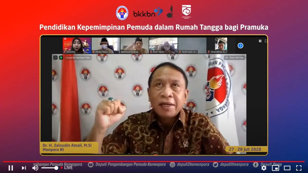 Menpora: Gerakan Pramuka Jadi Ujung Tombak dari Pembangunan Karakter