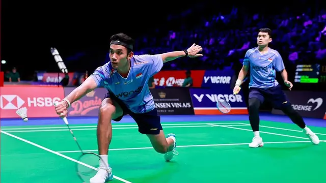 Leo Rolly Carnando/Bagas Maulana - Denmark Open 2025 - Bulu Tangkis