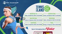 Jadwal Live Streaming WTA Tennis In The Land di Vidio Pekan Ini. (Sumber: dok. vidio.com)