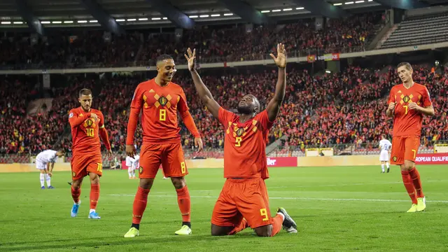 FOTO: Sebaran 300 Gol Romelu Lukaku, Korbannya Mulai Zulte Waregem hingga Lazio