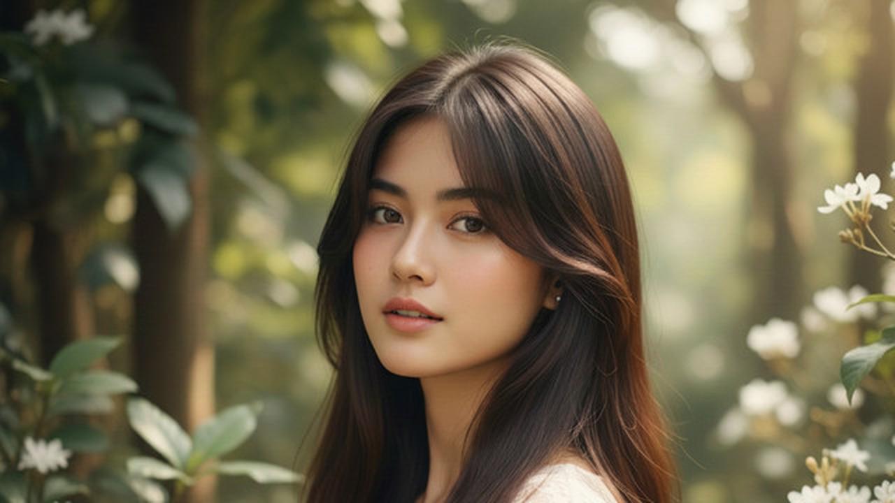 7 Model Rambut Wanita Panjang Lurus Poni Samping, Tampil Anggun dan Fleksibel untuk Sehari-Hari