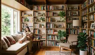 12 Ide Dekorasi Perpustakaan Rumah yang Stylish untuk Memamerkan Koleksi Buku