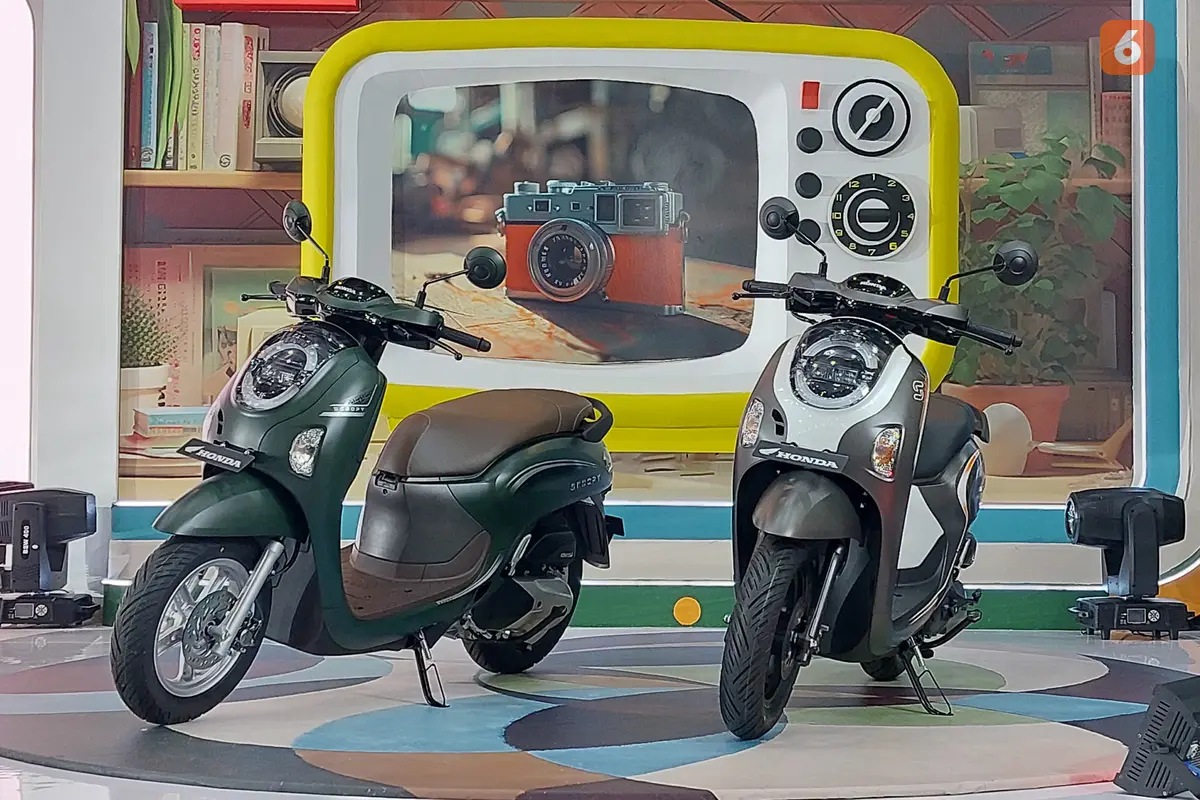 New Honda Scoopy. (Liputan6.com/Septian Pamungkas)