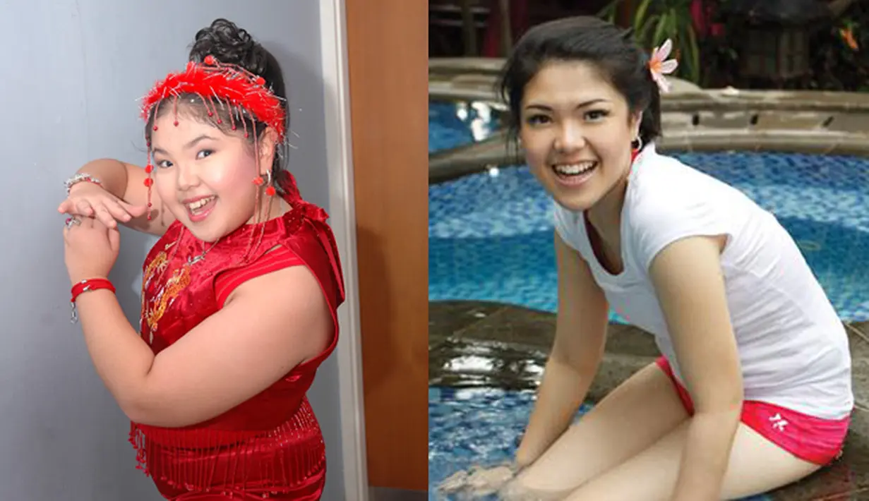 Tina Toon yang terkenal berkat lagu berjudul 'Bolo Bolo' berubah drastis menjadi gadis remaja yang seksi. (Istimewa)