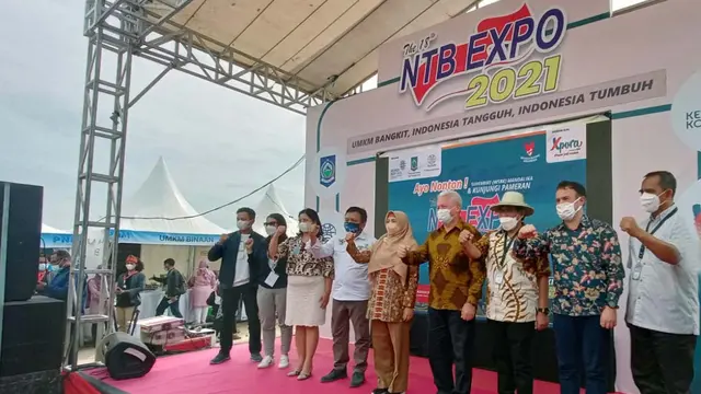 NTB Expo 2021 dibuka langsung Wakil Gubernur NTB Sitti Rohmi Djalilah. (Istimewa)