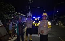Polres Garut Turun Tangan Cek Dampak Luapan Sungai di Cikelet