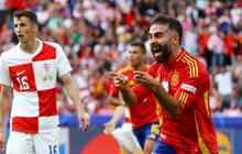 FOTO: Momen Spanyol Sukses Bikin Kroasia Menangis di Laga Pertama Grup B Euro 2024