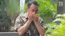 Direktur PT Angkasa Pura Propertindo (APP) Wisnu Raharjo tiba untuk menjalani pemeriksaan di Gedung KPK, Jakarta, Jumat (23/8/2019). Wisnu Raharjo diperiksa sebagai saksi kasus dugaan suap proyek pengadaan pekerjaan baggage handling system (BHS) di 6 bandara. (merdeka.com/Dwi Narwoko)