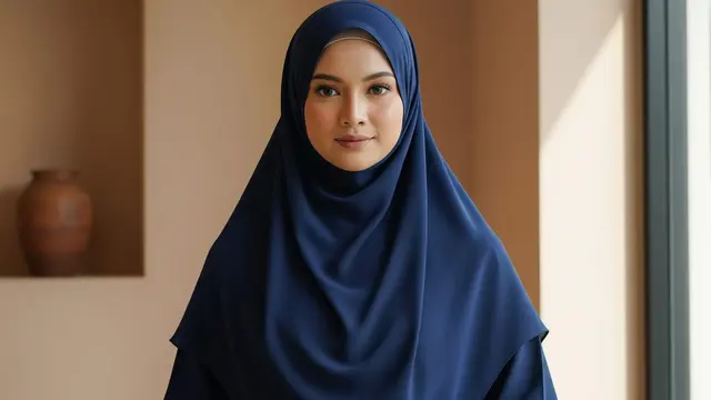 Model Abaya Polos Tanpa Motif Tapi Anggun