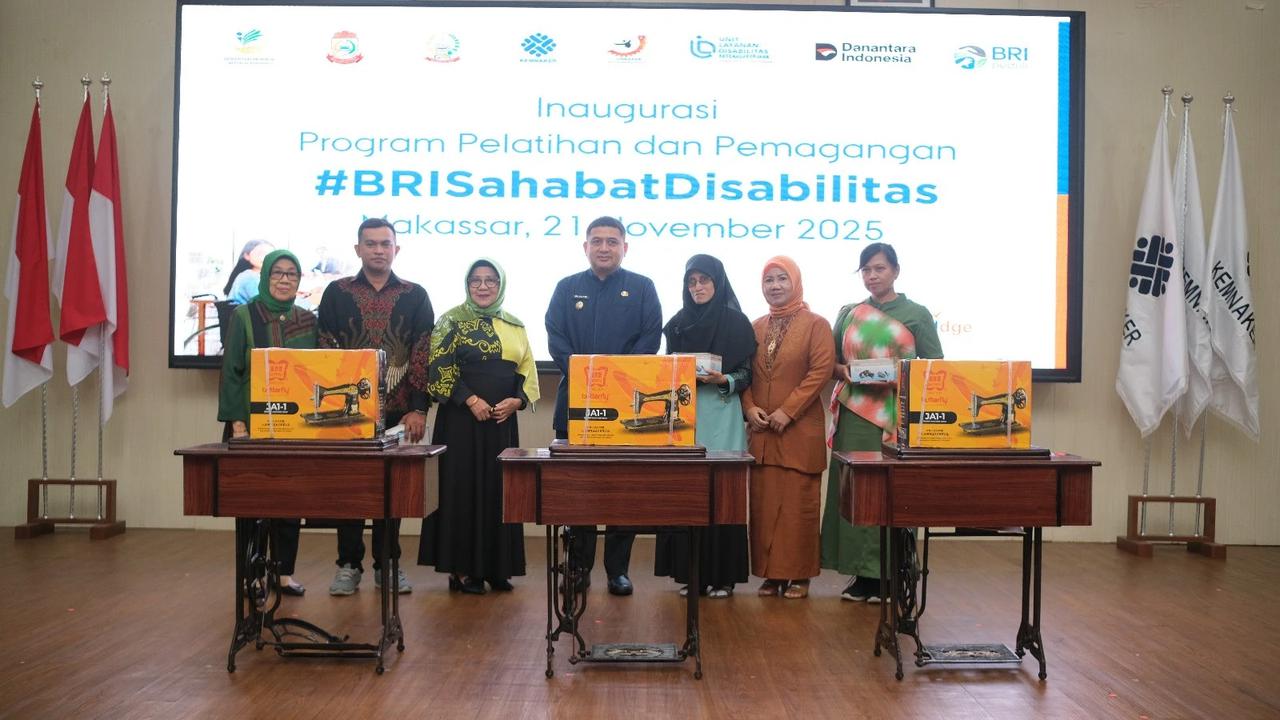Program BRI Sahabat Disabilitas gelar pelatihan di Kota Makassar, Prov. Sulawesi Selatan.