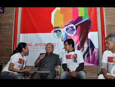 Diskusi dan pencanangan gerakan Muhammad Hatta: Bung, Ayo Bung! Berbuat,Tumbuh dan Berdaulat, Jakarta, Rabu (20/8/2014) (Liputan6.com/Miftahul Hayat)