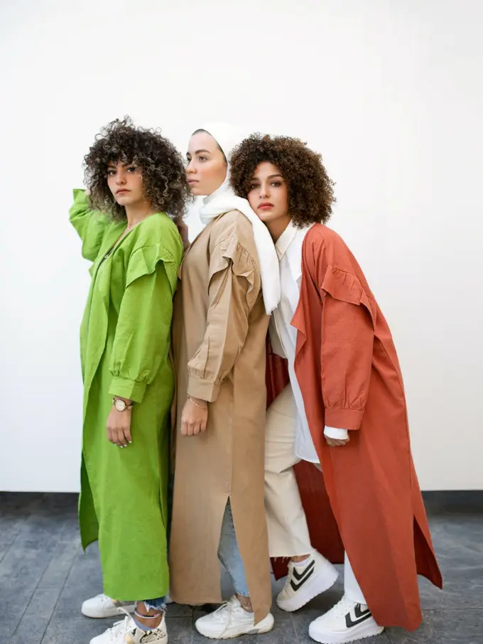 Ilustrasi padu padan busana