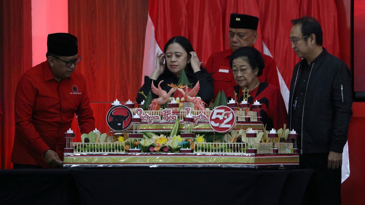 Megawati Pidato di HUT ke-52 PDIP