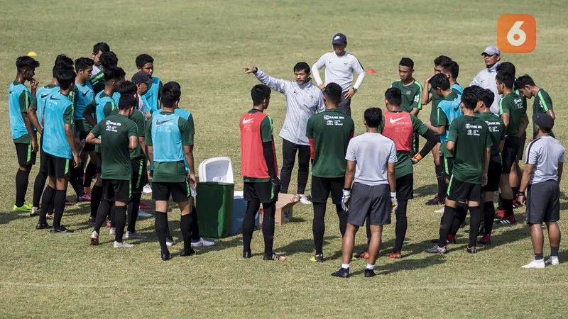 Latihan Timnas Indonesia U-19