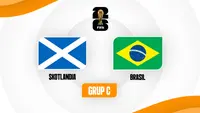 Laga Skotlandia Vs Brasil. (KLY)