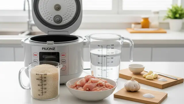Cara Membuat Bubur Ayam dari Magic Com