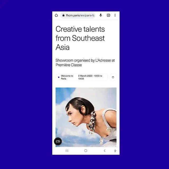 Brand lokal di Paris Fashion Week AW23