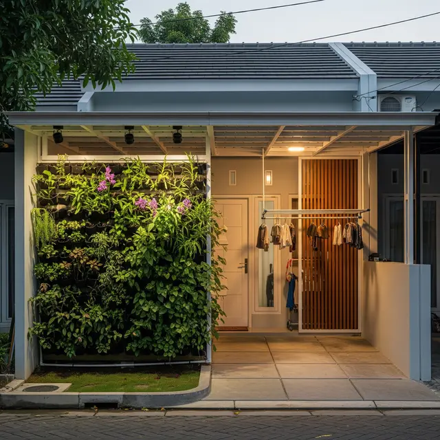 9 Desain Carport Multifungsi Bisa untuk Jemuran, Solusi Hemat Lahan