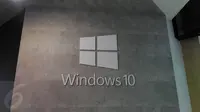 Logo Windows 10 di Booth Microsoft di Computex 2017. Liputan6.com/ Mochamad Wahyu Hidayat