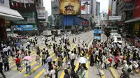 Hong Kong memiliki budaya mereka sendiri. (Liputan6.com/MIKE CLARKE/AFP)