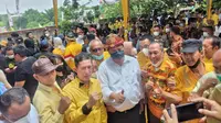 Kerja Kongret, Airlangga Minta Kader Golkar Sumsel Menangkan Pemilu 2024