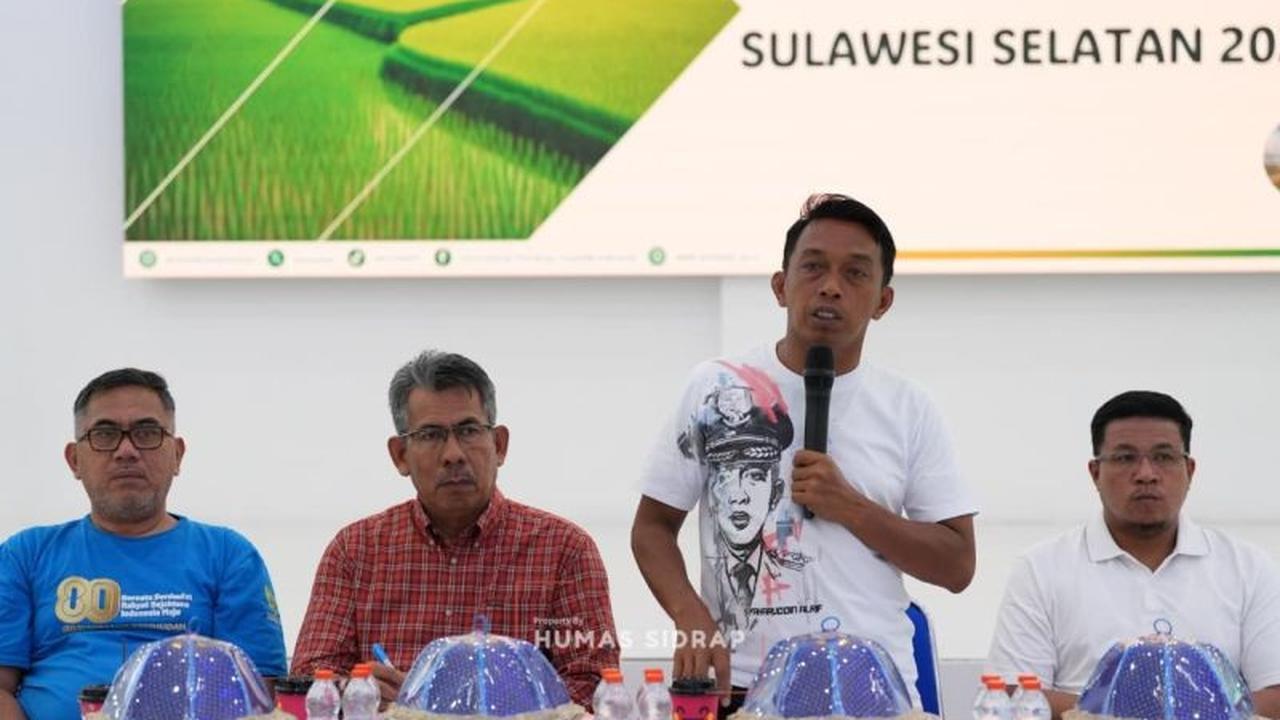 Bupati Sidrap Evaluasi Program Cetak Sawah Rakyat, Dorong Swasembada Pangan Daerah