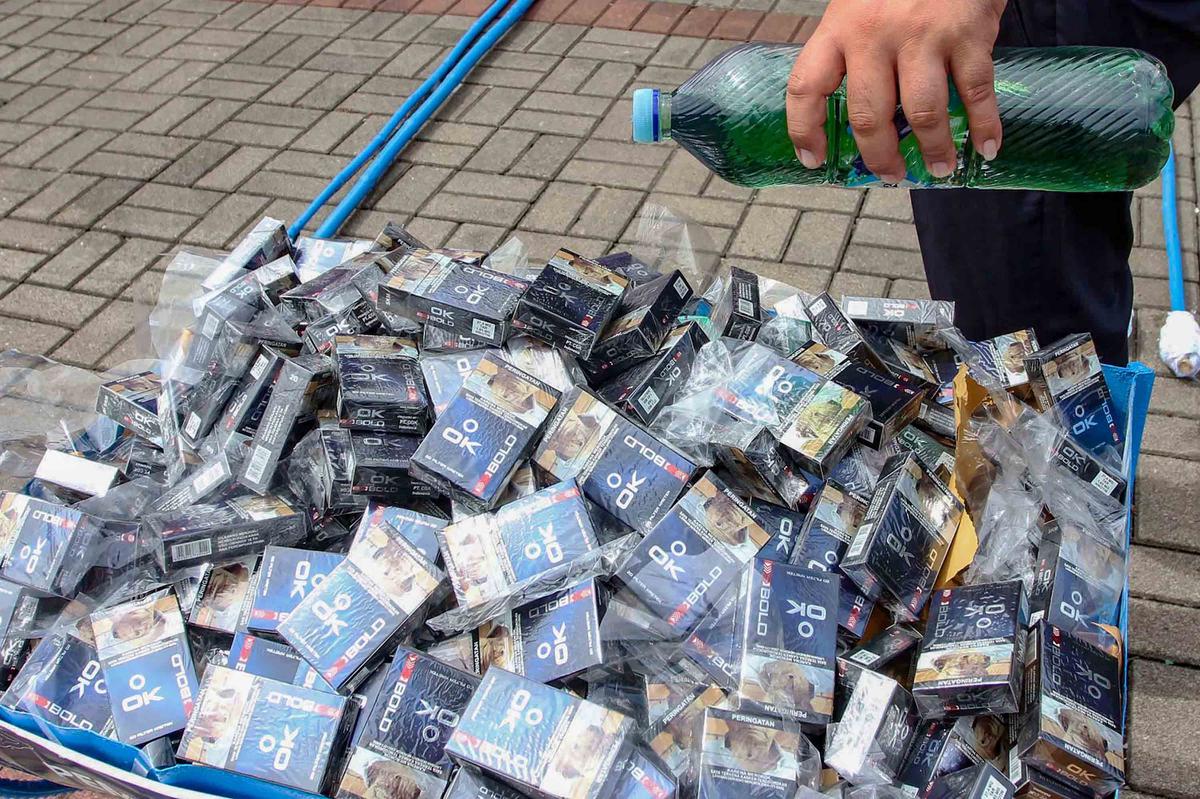 FOTO: Bea Cukai Banten Musnahkan Barang Ilegal Senilai Rp 53,7 Miliar di Tangerang