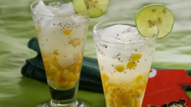 Menu Takjil: Es Jagung Selasih