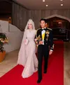 Majlis Persantapan Diraja digelar di Istana Nurul Iman, Brunei Darussalem. [Foto: IG/support.anishaik]