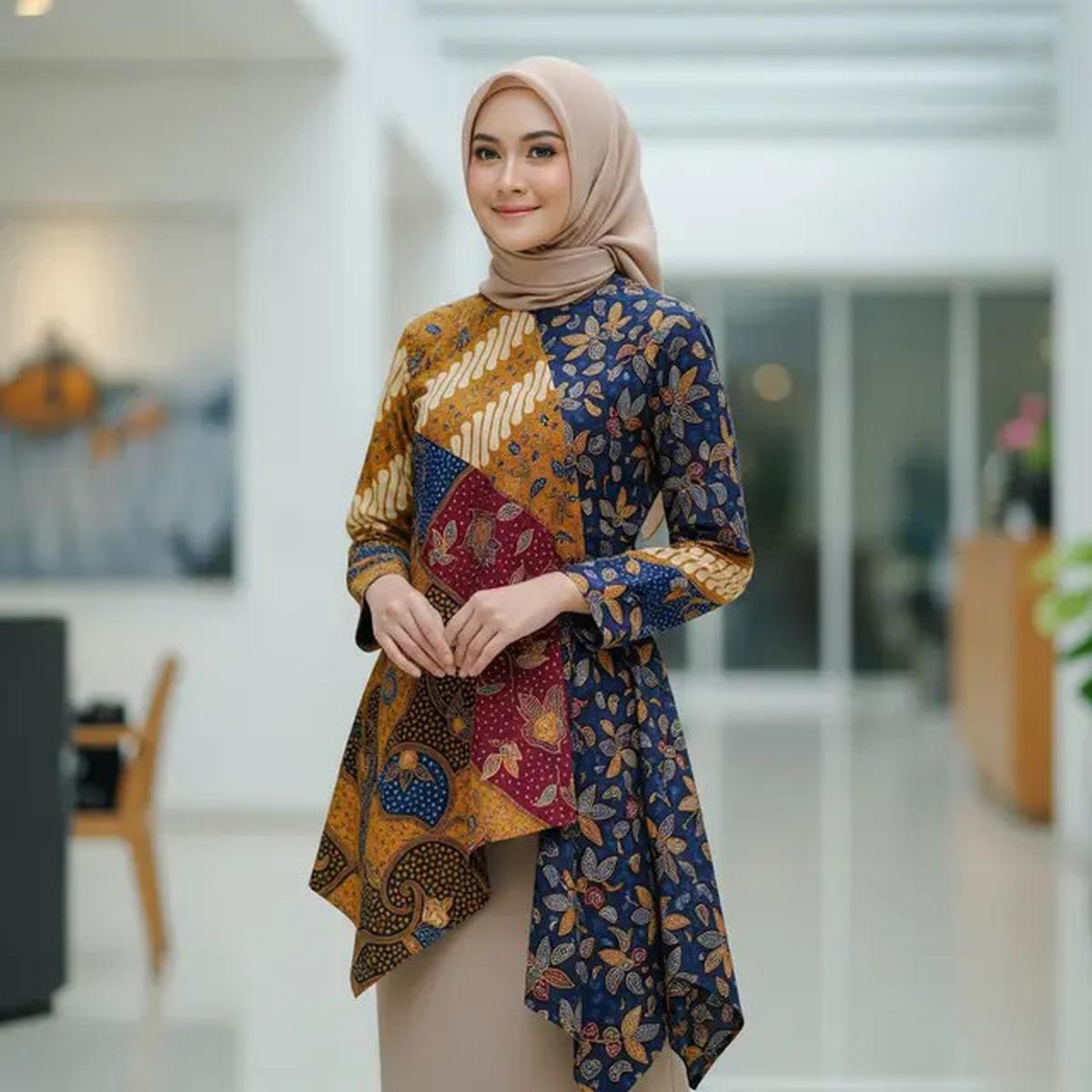 7 Model Atasan Batik Hijab Modern 2025 untuk Tampil Stylish di Berbagai Acara