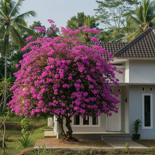 16 Jenis Pohon Hias Depan Rumah yang Bikin Suasana Seperti Vila di Kampung