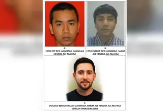 Bareskrim Polri mengajukan Red Notice terhadap Pak Cik Hendra, dengan perkiraan wajah terbaru setelah operasi plastik. (Foto: Istimewa)