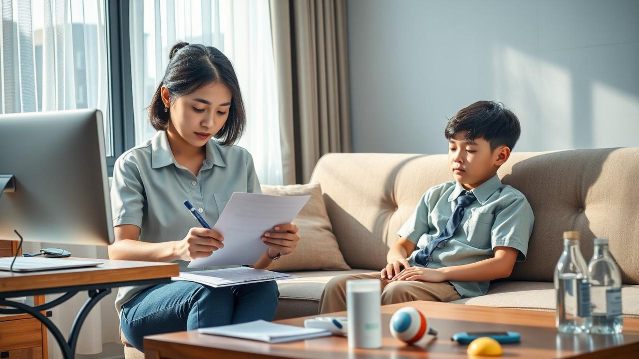 cara buat surat sakit sekolah