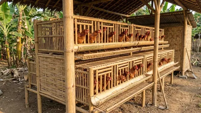 Cara Membuat Kandang Ayam Petelur/Gemini AI