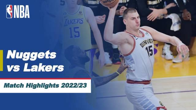 Berita video highlights pertandingan gim 4 final wilayah barat NBA, antara LA Lakers melawan Denver Nuggets, Selasa (23/5/23). Nuggets berhasil menang 113-111, unggul 4-0 atas Lakers dan menjadi juara wilayah barat.