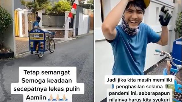Berwajah Ganteng, Penjual Roti Keliling Ini Curi Perhatian Warganet