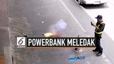 Seorang turis asal Afrika terlihat panik saat mengetahui tasnya terbakar karena powerbank miliknya meledak. Insiden ini terjadi di Bandara Internasional Chiang Mai, Thailand.