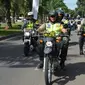 Kapolres Tangerang, AKBP Sabilul Alif pimpin polwan motoris pantau persiapan perayaan Natal. (Dok: Polres Tangerang)