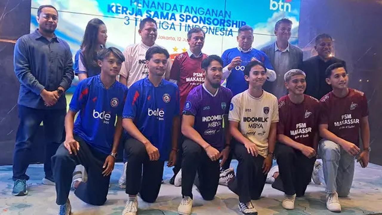 BTN Resmi Sponsori 3 Klub Liga 1: Arema FC, PSM, dan Persita Siap Bersaing Musim Depan!