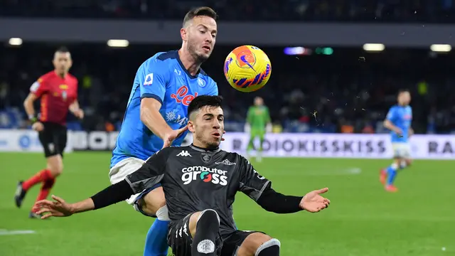 Napoli vs Empoli di Liga Italia
