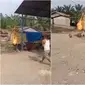 Viral video 500 tabung gas 3 kg terbakar di dalam truk. (Sumber: Instagram/@undercover.id)