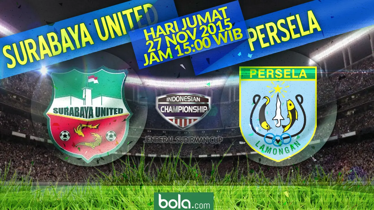 Surabaya United vs Persela (Bola.com/Samsul Hadi)
